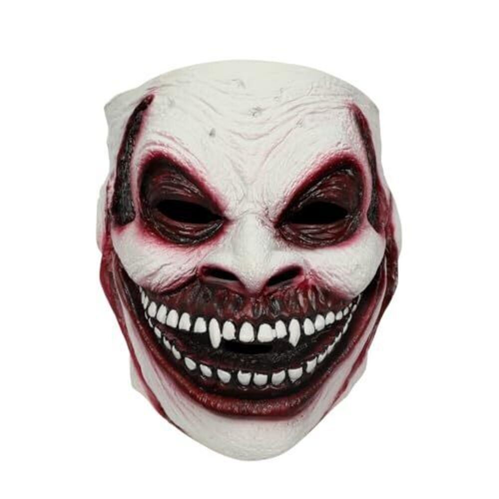 1751 The Fiend Cosplay Mask Scary Halloween Full Head Latex Realistic Demon